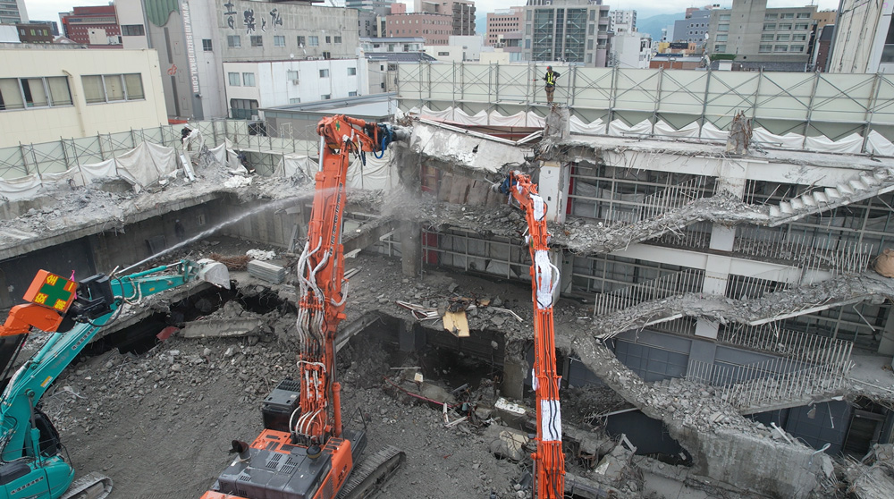 長野市A現場-地上解体解体2